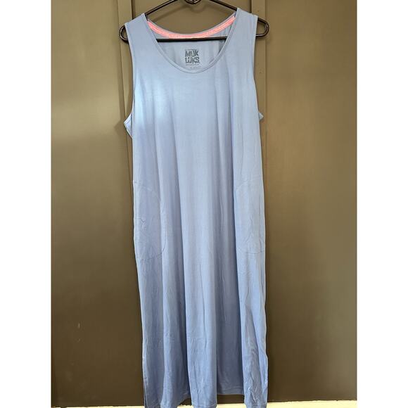 MUK LUKS Sleeveless Maxi Dress With Pockets - Super Soft Women’s Size XL - Picture 1 of 5